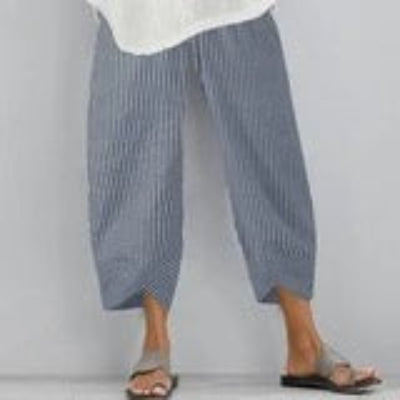 Short and loose culotte pants in linen – Summer clothing for women