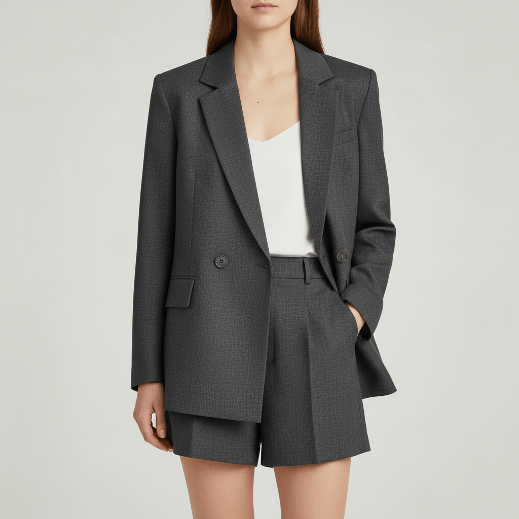 Yvonne | Airy summer set with blazer and shorts