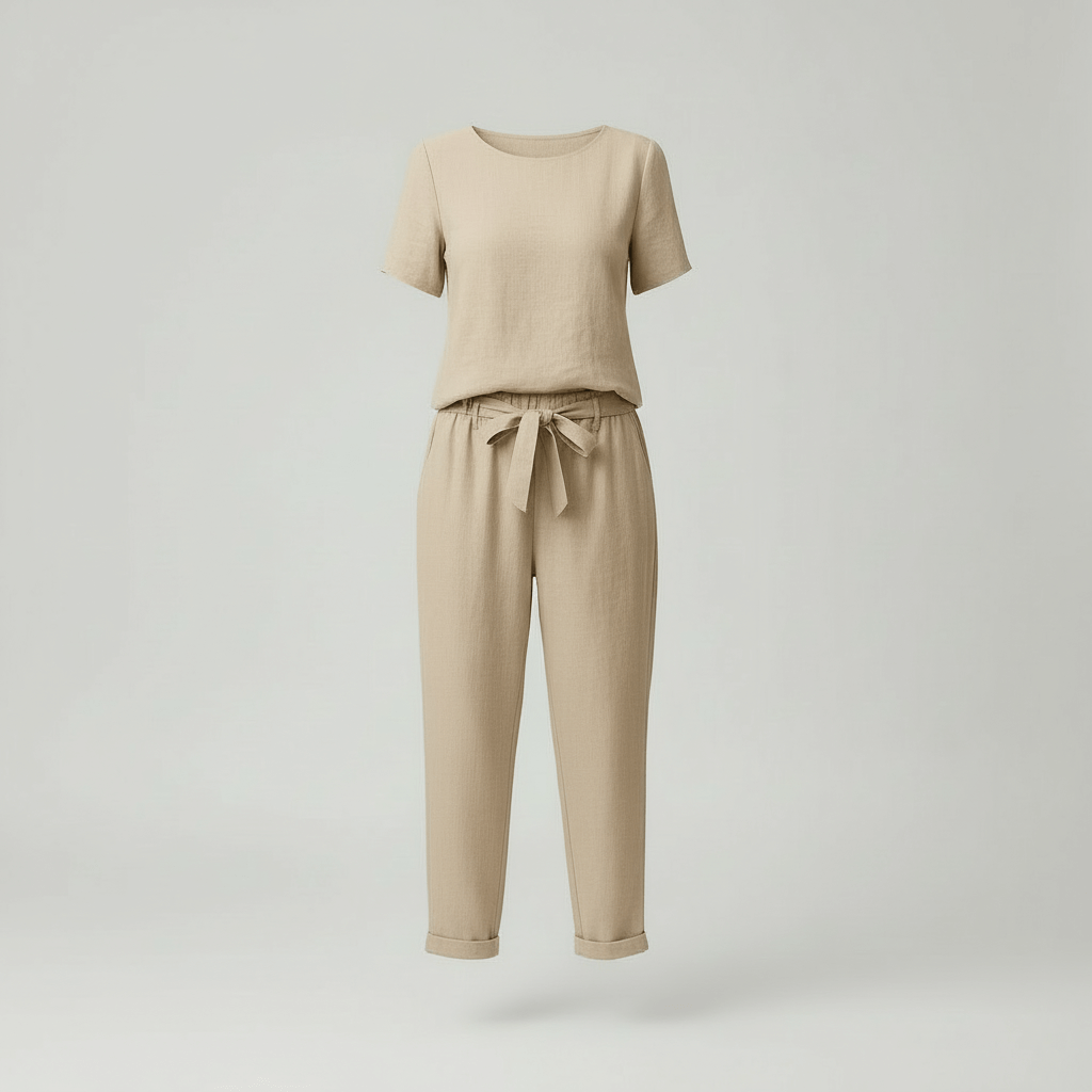 Yvonne | Breathable linen two-piece set