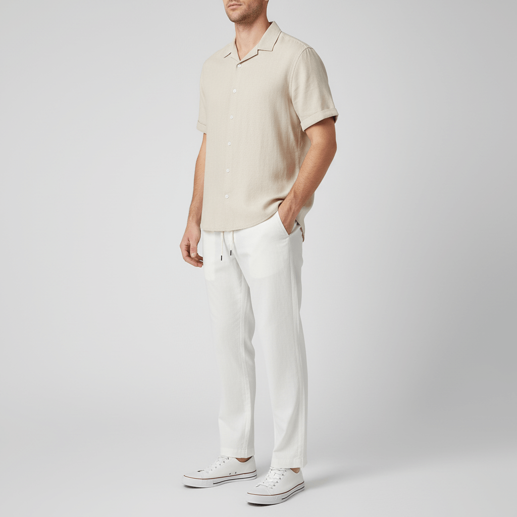 Yvonne | Breathable linen two-piece set