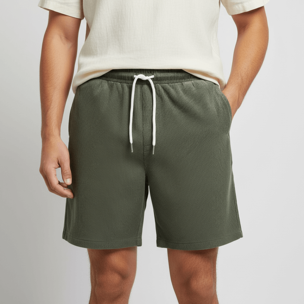 Yvonne | Breathable swim shorts with elastic waistband