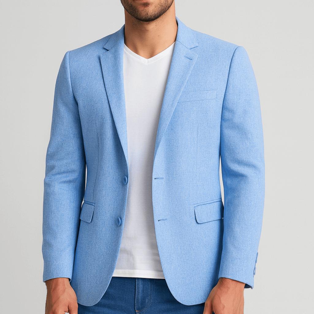 Yvonne | Cotton blend slim fit blazer