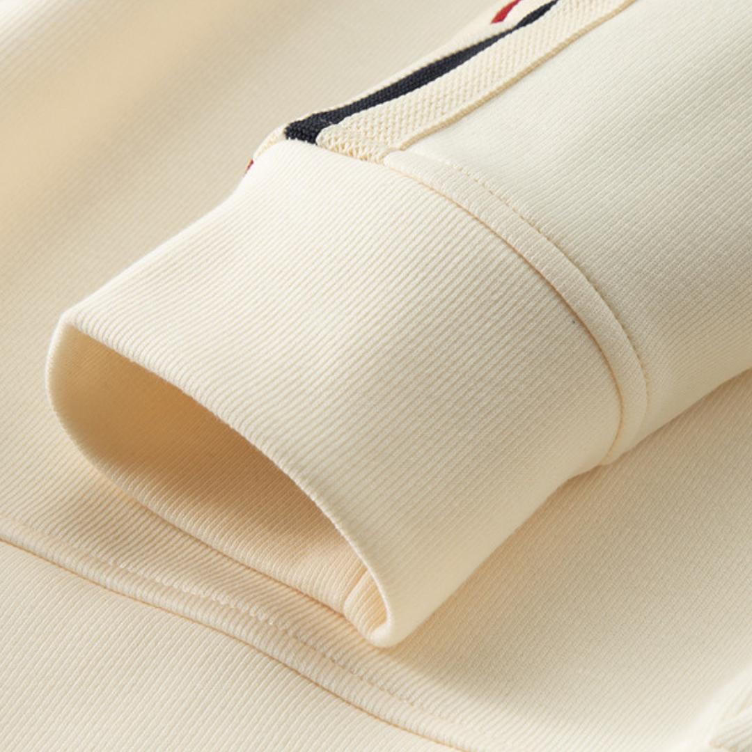 Yvonne | Cotton blend tracksuit with half-zip top