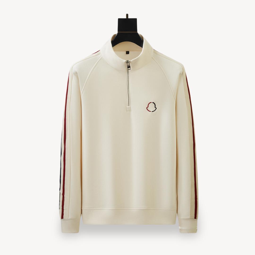 Yvonne | Cotton blend tracksuit with half-zip top