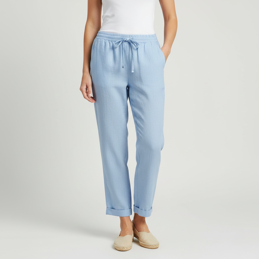 Yvonne | Lightweight breathable linen trousers