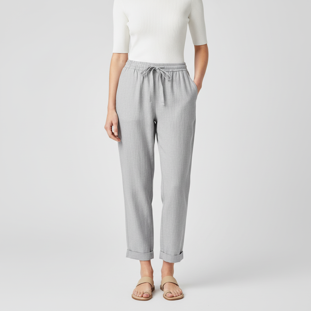 Yvonne | Lightweight breathable linen trousers