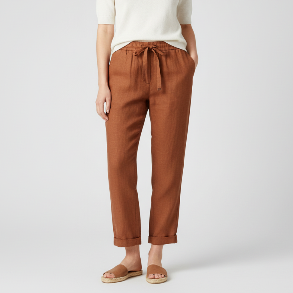 Yvonne | Lightweight breathable linen trousers