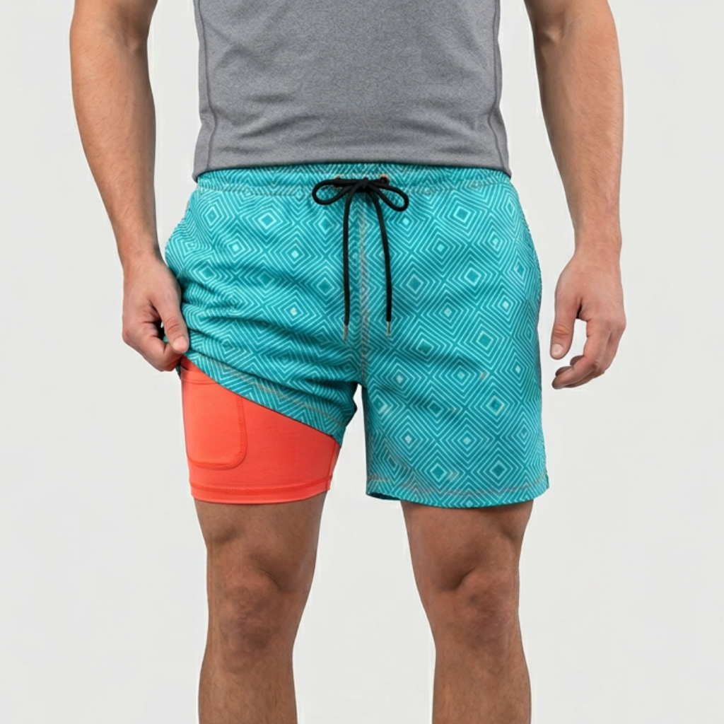 Yvonne | Quick-drying swim shorts with compression layer