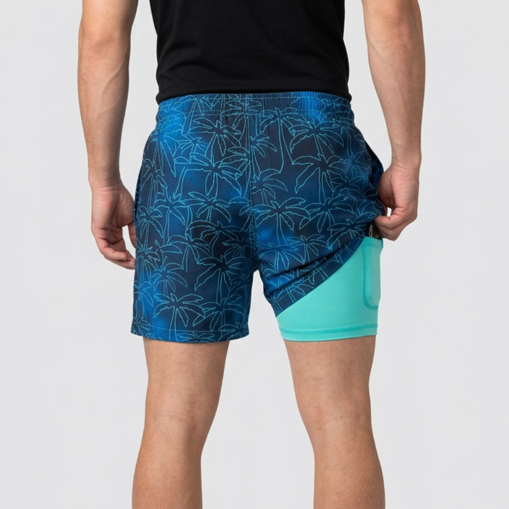 Yvonne | Quick-drying swim shorts with compression layer