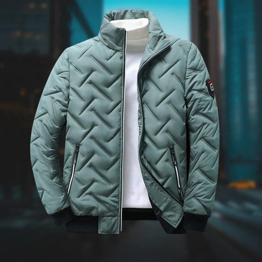 Yvonne | Quilted texture casual puffer jacket