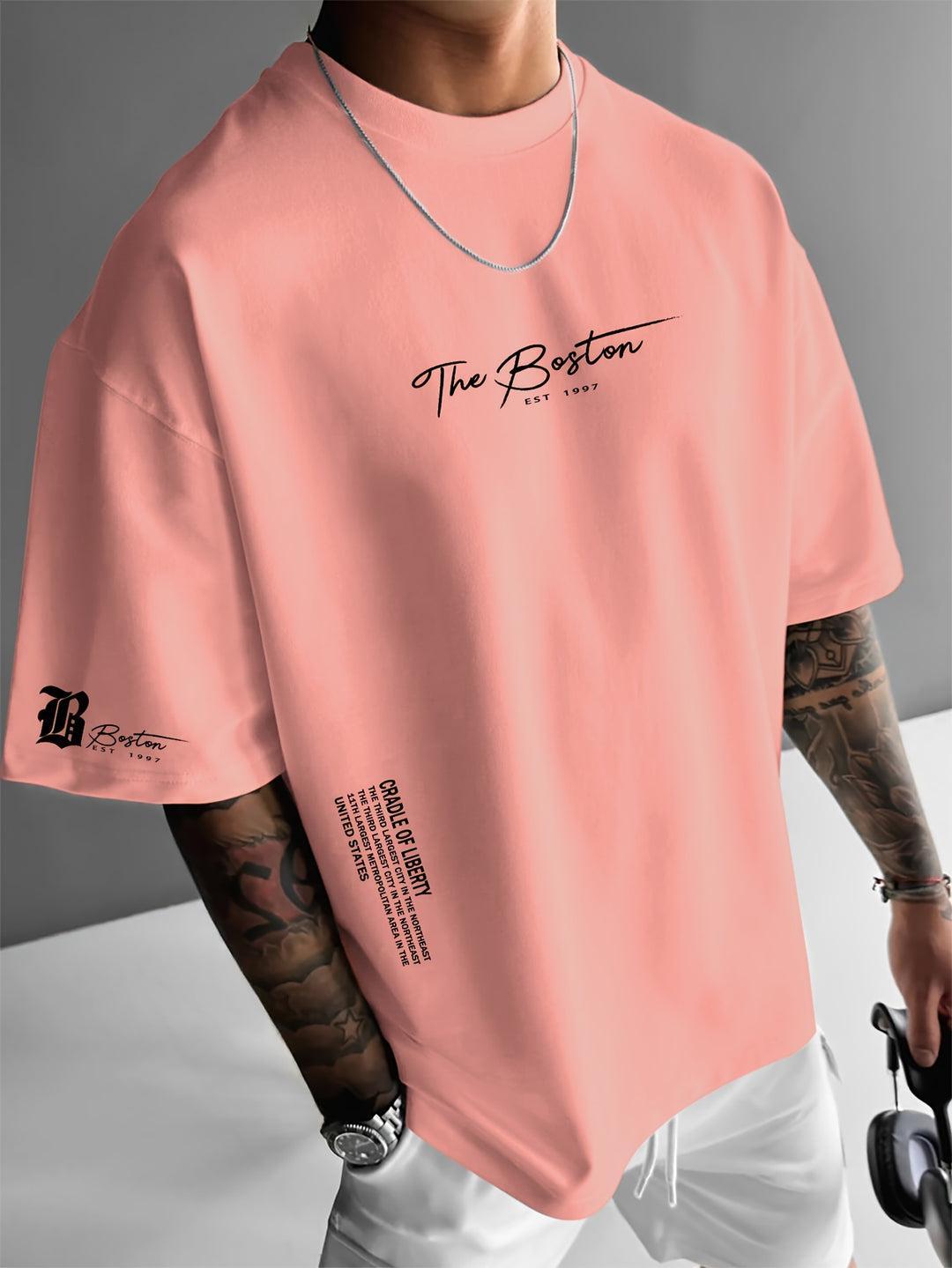 Yvonne | Slogan print loose fit shirt