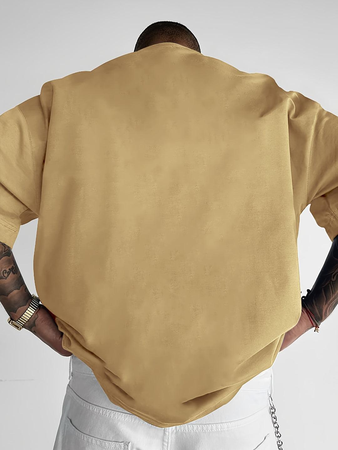 Yvonne | Slogan print loose fit shirt