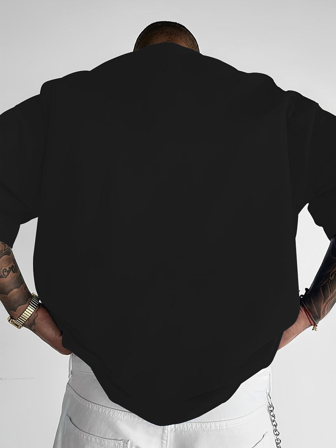 Yvonne | Slogan print loose fit shirt