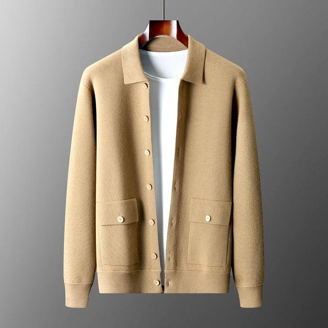 Yvonne | Soft plush cashmere lapel jacket