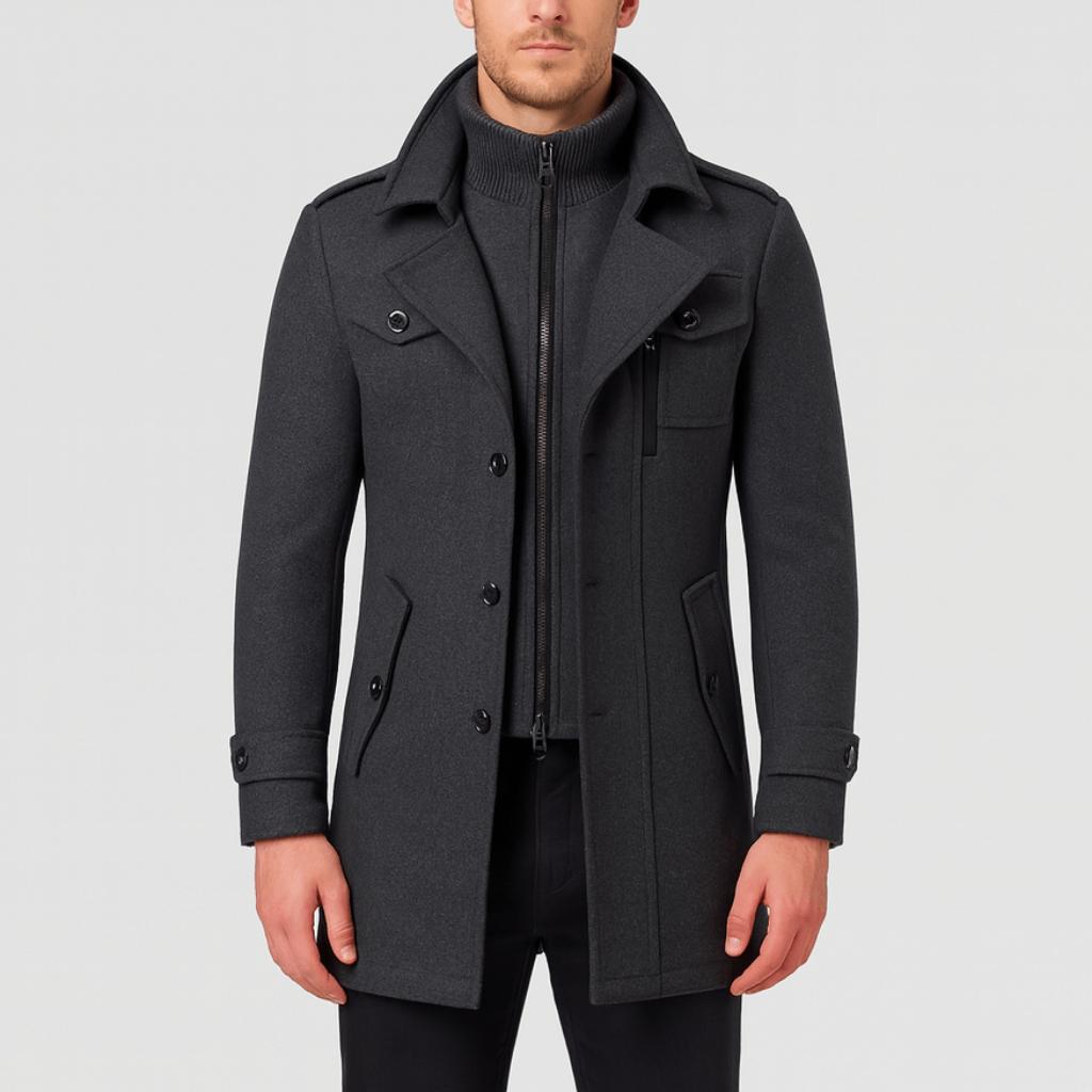 Yvonne | Stylish winter trench coat with lightweight fit