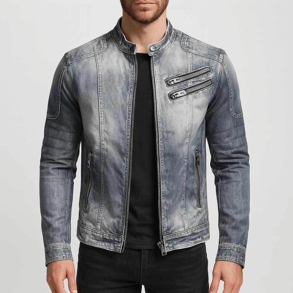 Yvonne | Vintage denim jacket with tailored cut