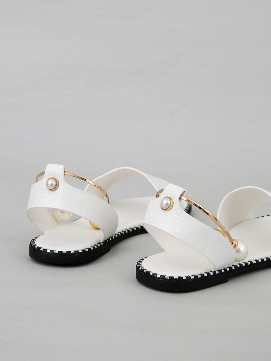 Sandales plates transparentes en gelée - Confortables pour femmes