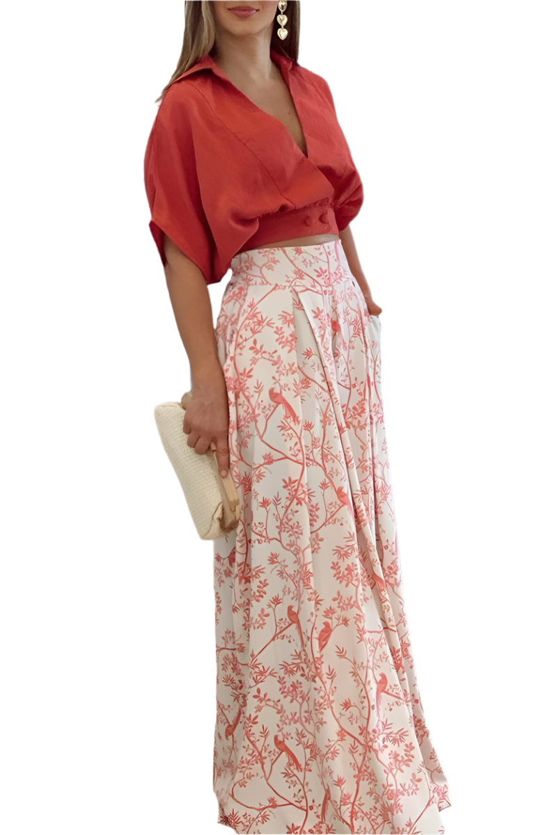 Ensemble deux pièces élégant pour femme – Tenue chic et moderne