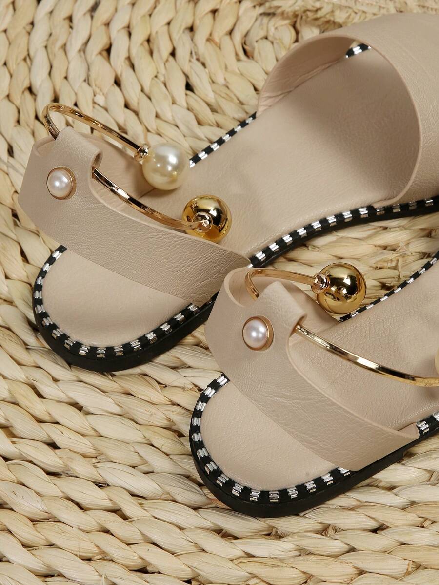 Sandales plates transparentes en gelée - Confortables pour femmes
