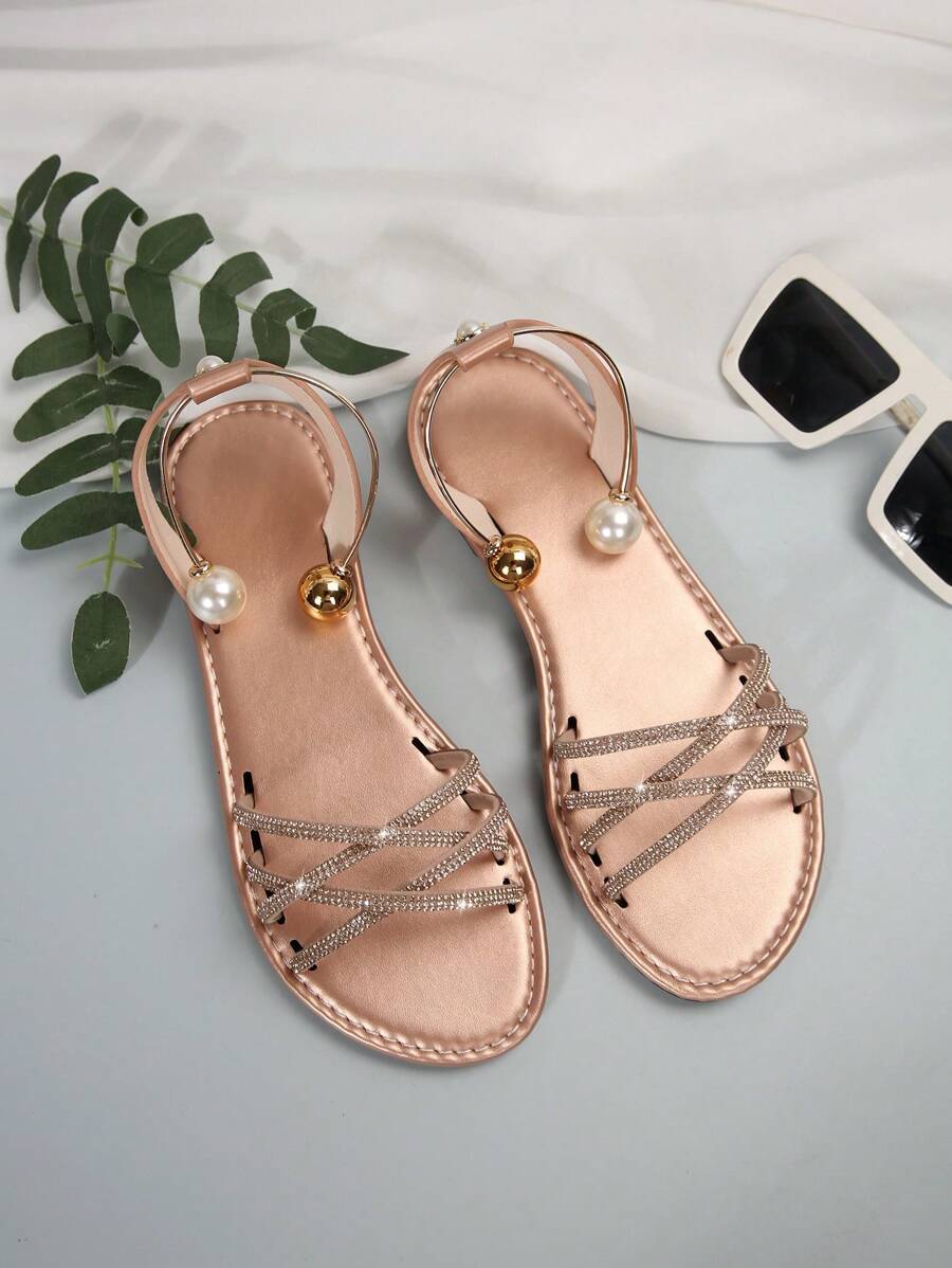 Sandales plates transparentes en gelée - Confortables pour femmes