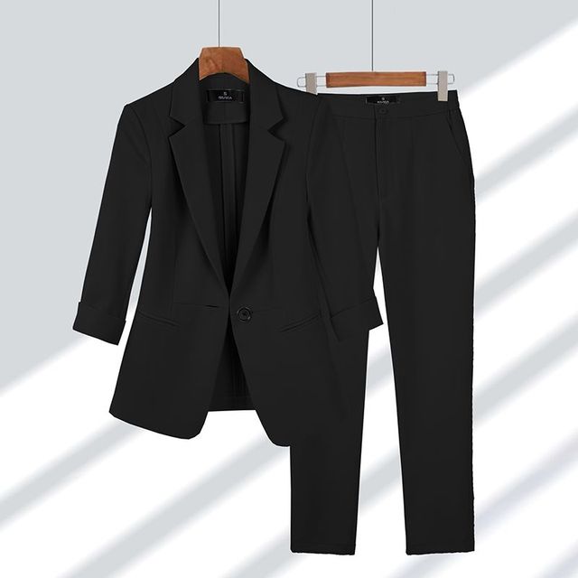 Cecelie - Ensemble blazer et pantalon pour une allure élégante et sophistiquée