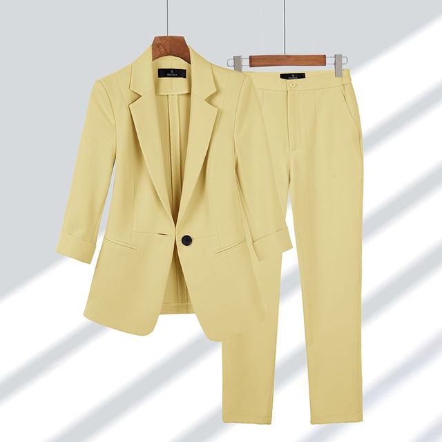 Cecelie - Ensemble blazer et pantalon pour une allure élégante et sophistiquée