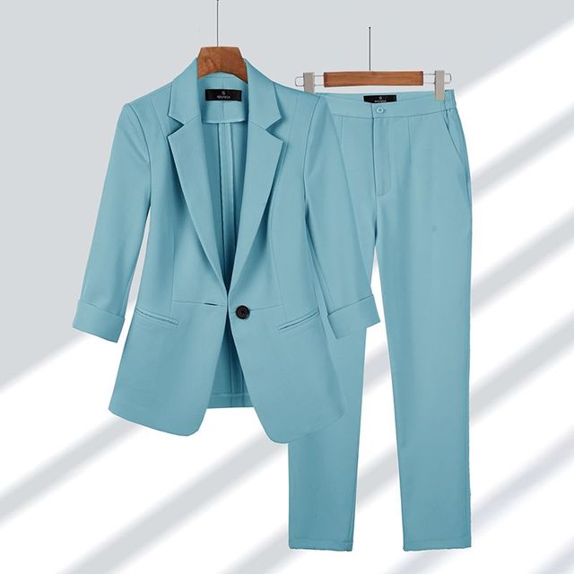 Cecelie - Ensemble blazer et pantalon pour une allure élégante et sophistiquée