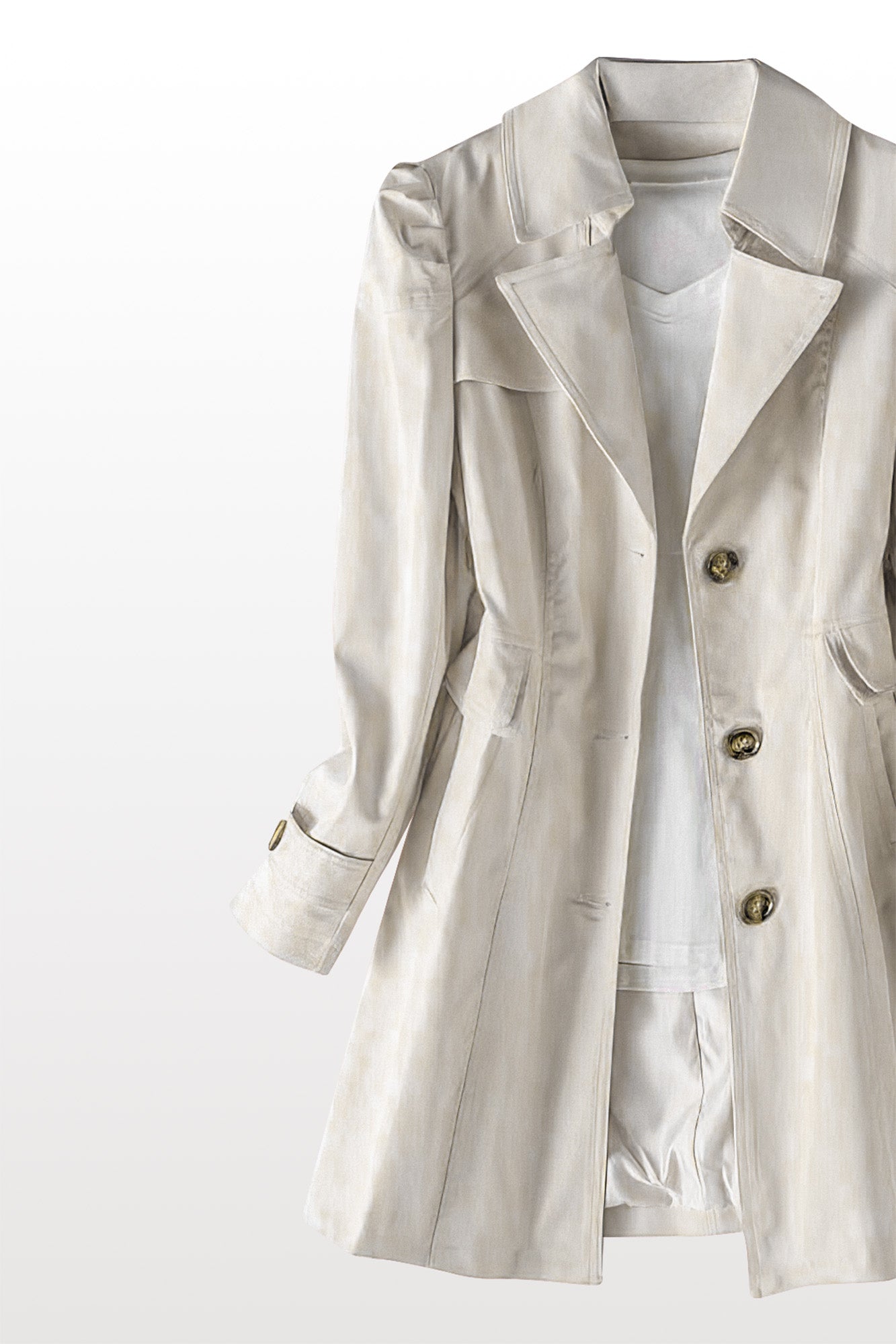 Delphine - Trench-coat élégant, parfait pour ajouter une touche sophistiquée à vos tenues de saison