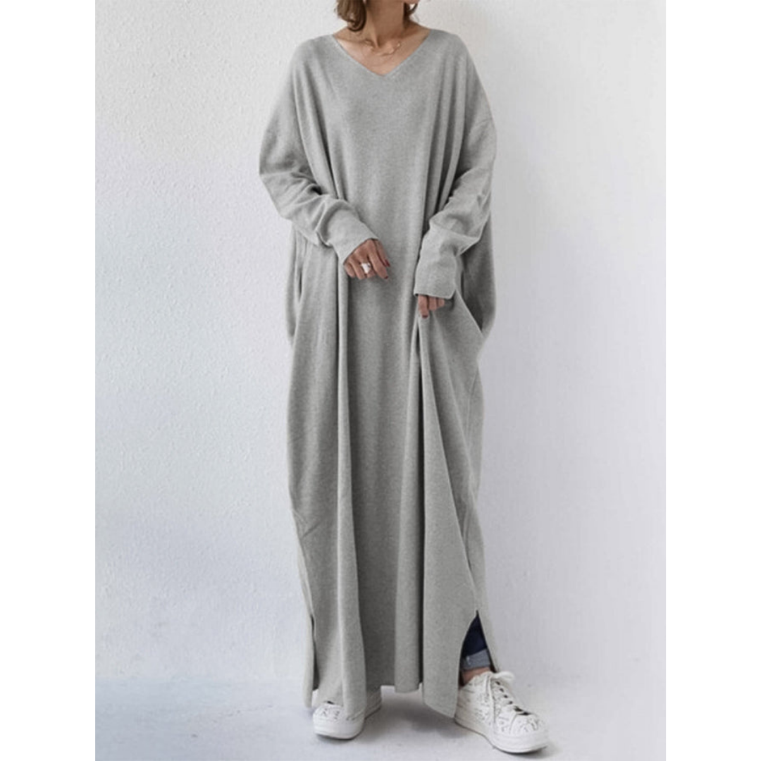 Adeline – Robe maxi d'hiver à manches longues pour femmes, idéale pour rester élégante par temps froid