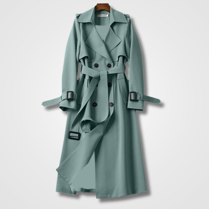 Flavie – Trench-coat élégant pour femmes, idéal pour les jours de pluie avec une touche de sophistication