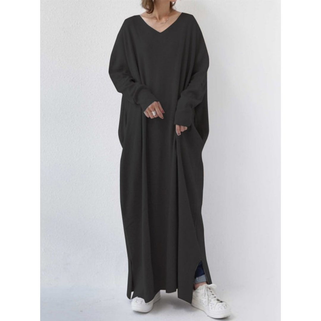 Adeline – Robe maxi d'hiver à manches longues pour femmes, idéale pour rester élégante par temps froid