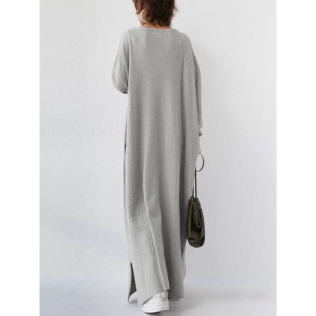 Adeline – Robe maxi d'hiver à manches longues pour femmes, idéale pour rester élégante par temps froid