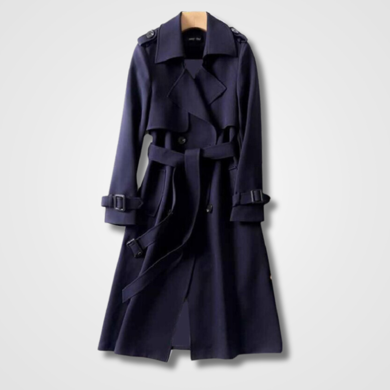 Flavie – Trench-coat élégant pour femmes, idéal pour les jours de pluie avec une touche de sophistication