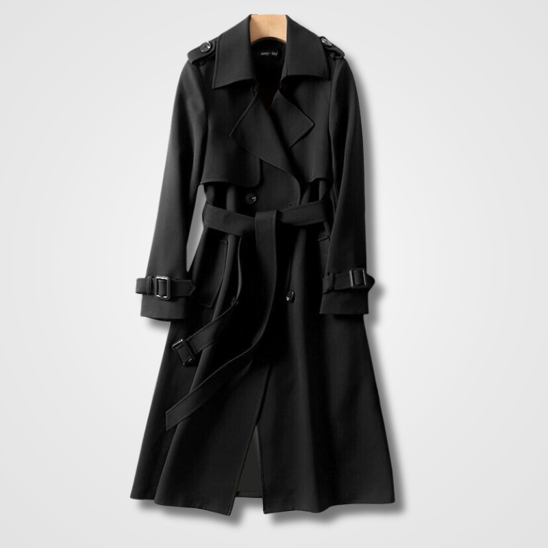 Flavie – Trench-coat élégant pour femmes, idéal pour les jours de pluie avec une touche de sophistication