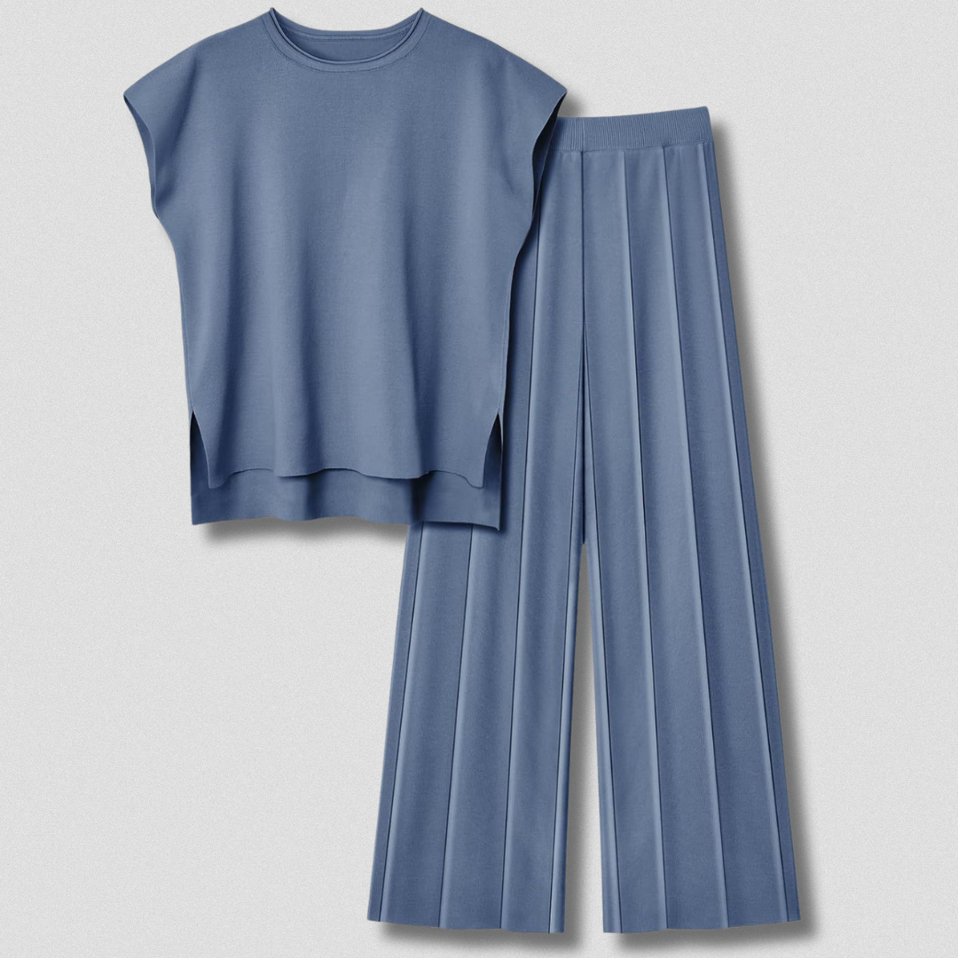 Ensemble Plissé Élégant et Confortable pour Femme