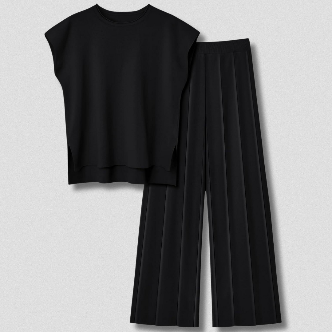 Ensemble Plissé Élégant et Confortable pour Femme