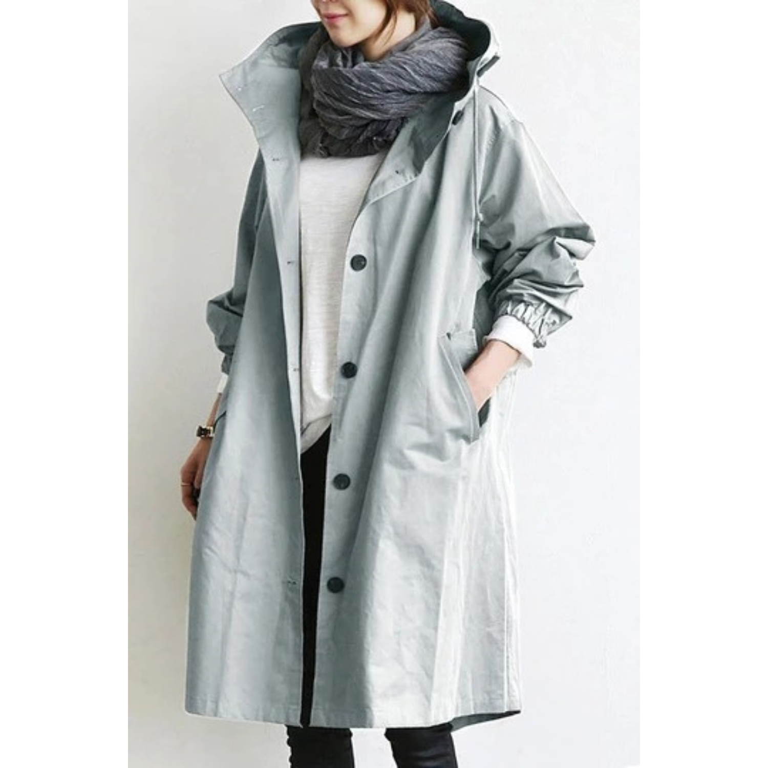 Trench-coat coupe-vent et imperméable pour femme