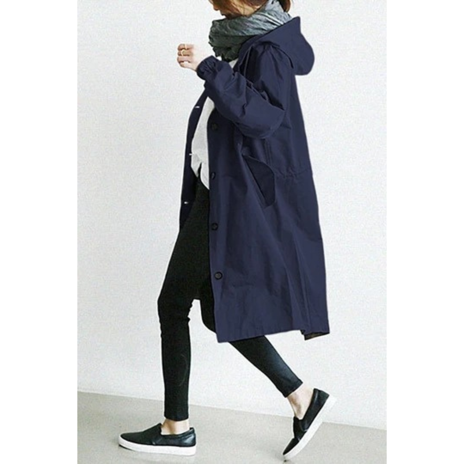 Trench-coat coupe-vent et imperméable pour femme