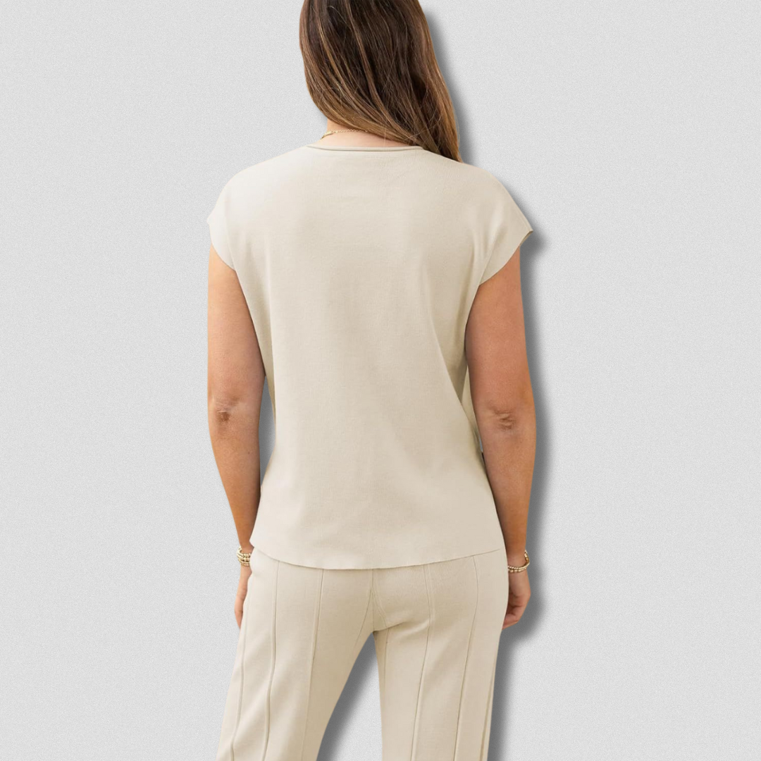 Ensemble Plissé Élégant et Confortable pour Femme