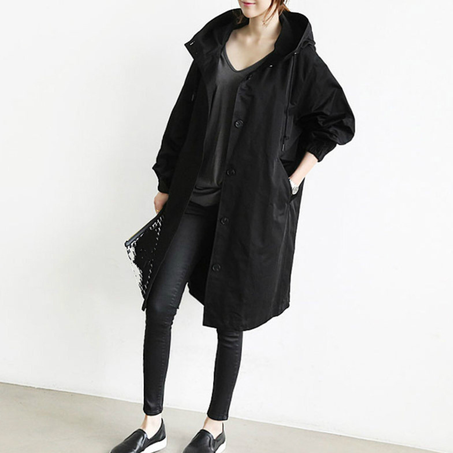 Trench-coat coupe-vent et imperméable pour femme