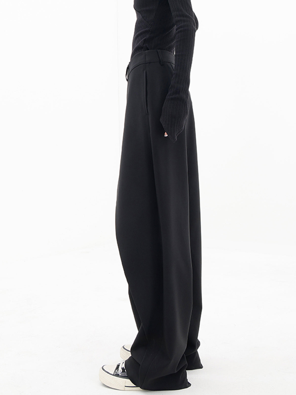 Suzanne - Pantalon large asymétrique pour femmes, élégant et moderne