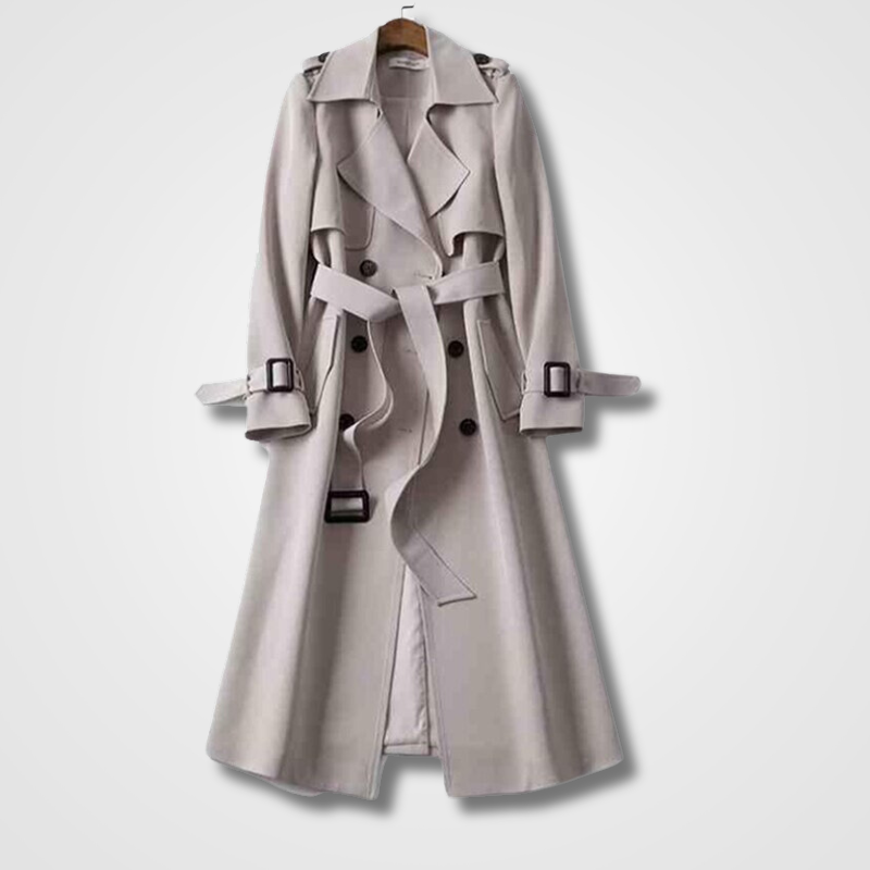 Flavie – Trench-coat élégant pour femmes, idéal pour les jours de pluie avec une touche de sophistication