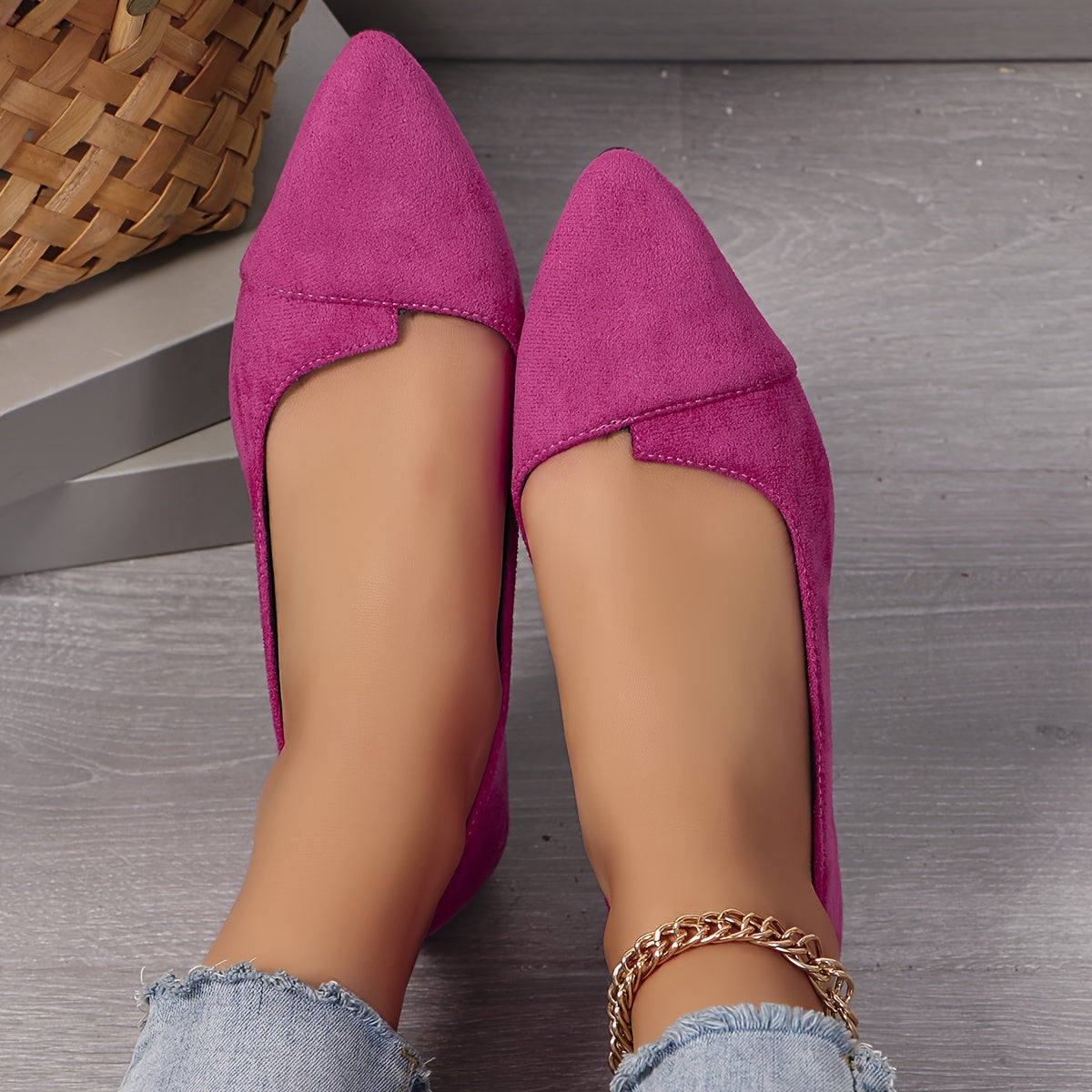 Chic ballerinas with comfortable sole for more elegance for women