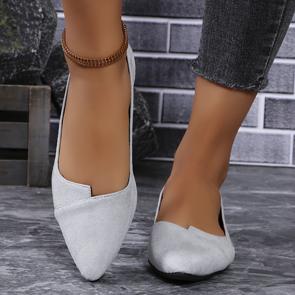 Chic ballerinas with comfortable sole for more elegance for women
