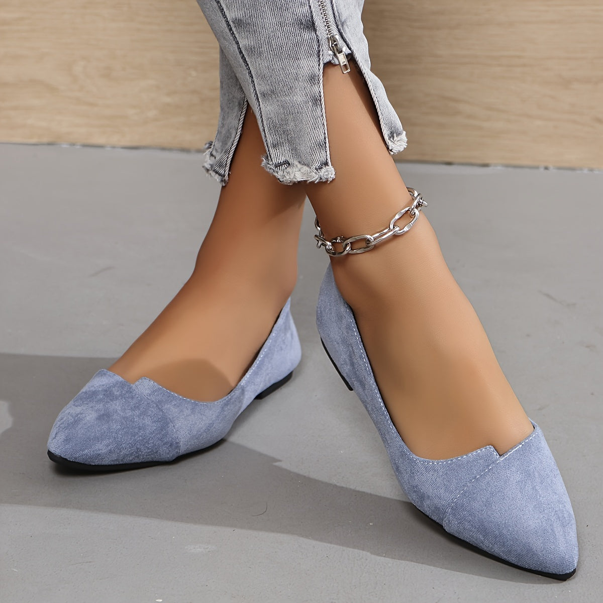 Chic ballerinas with comfortable sole for more elegance for women