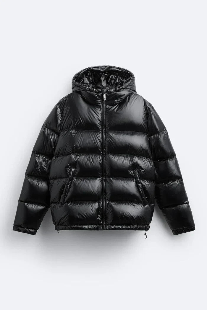 Essential | Padded black puffer jacket 1