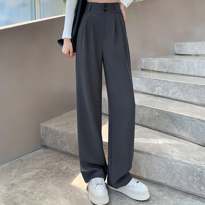 Olivia - Pantalon taille haute, élégant et confortable pour un look moderne