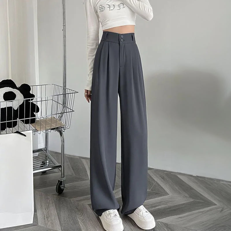 Olivia - Pantalon taille haute, élégant et confortable pour un look moderne