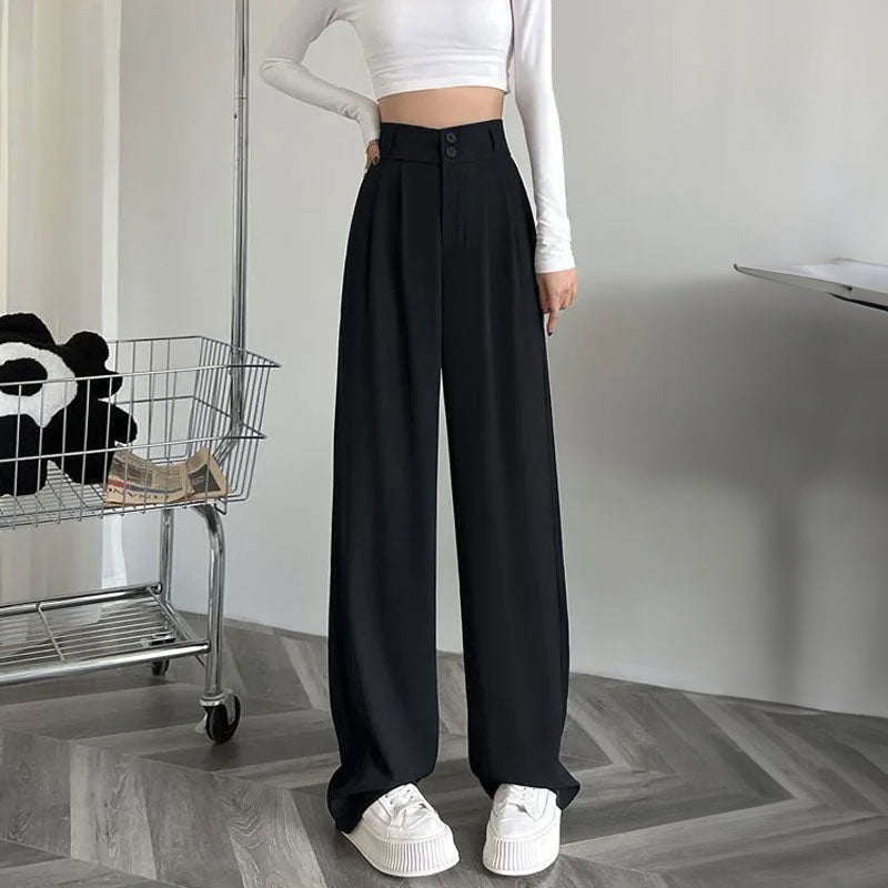 Olivia - Pantalon taille haute, élégant et confortable pour un look moderne