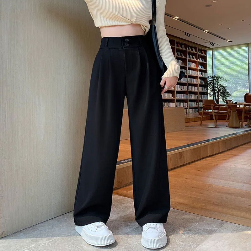 Olivia - Pantalon taille haute, élégant et confortable pour un look moderne